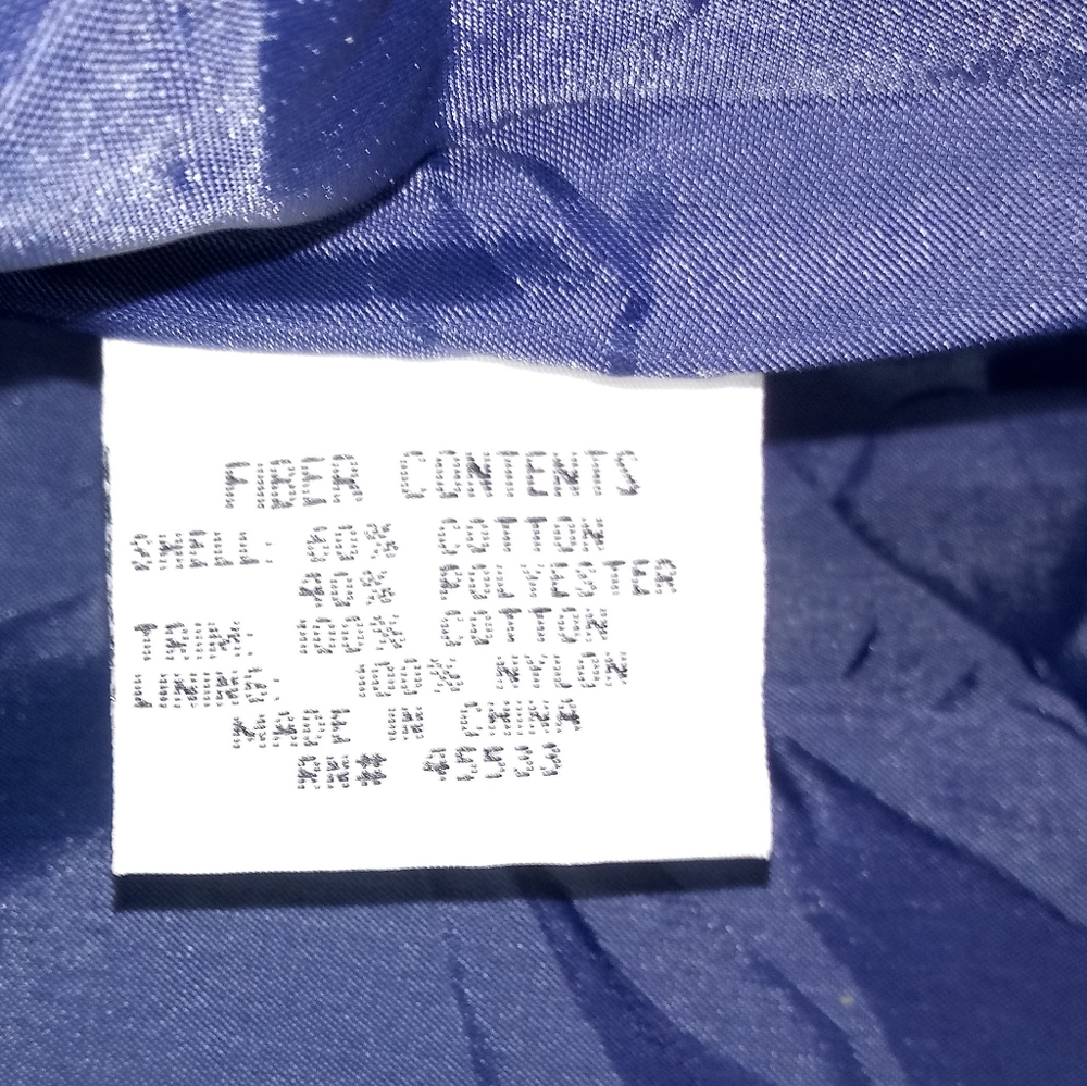 Vintage New York Girl Blue Jacket Size L - Picture 16 of 16